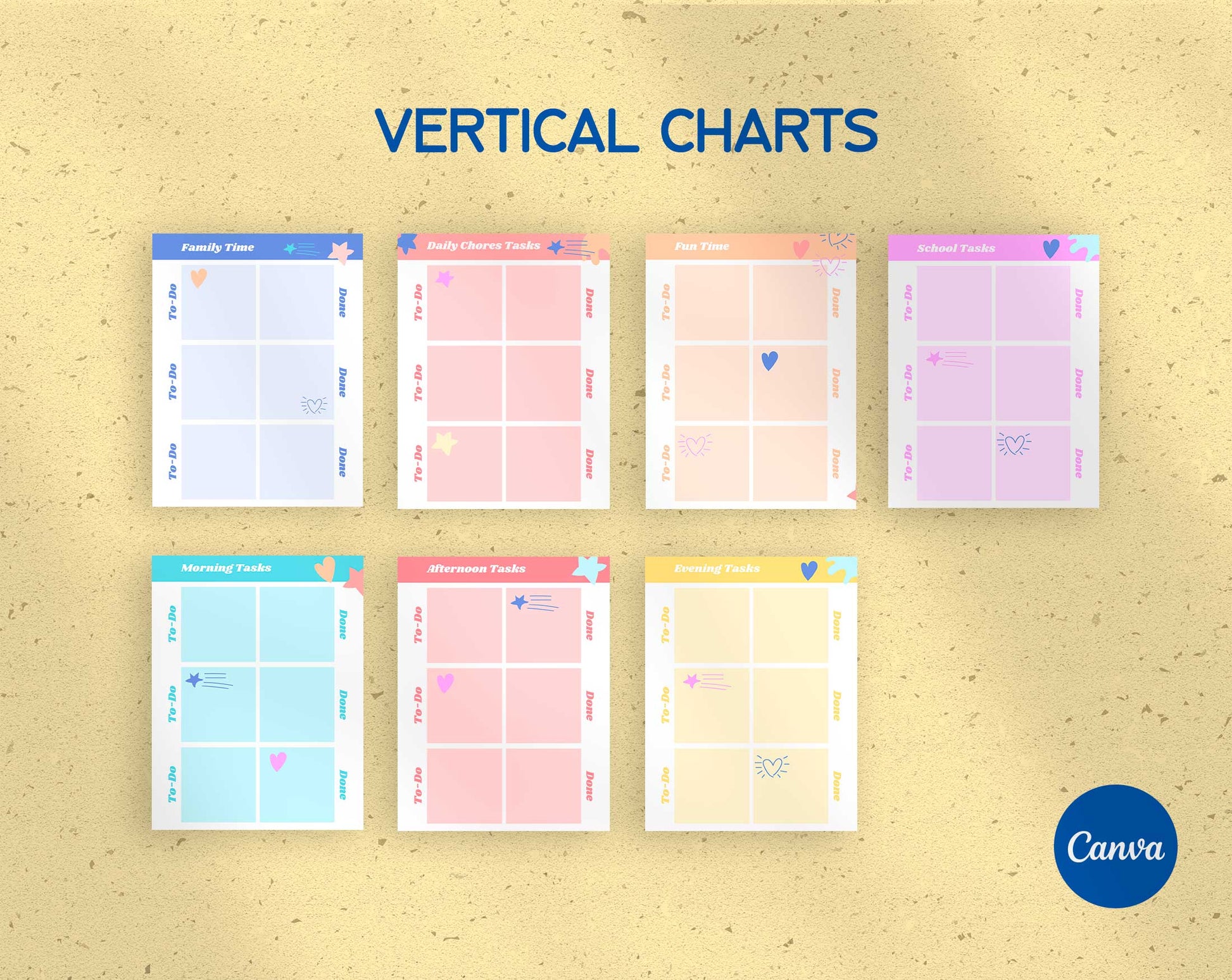 225+ Customizable Kids' Activity & Chore Cards - PLR Bundle