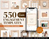 Instagram Engagement Templates - PLR Bundle