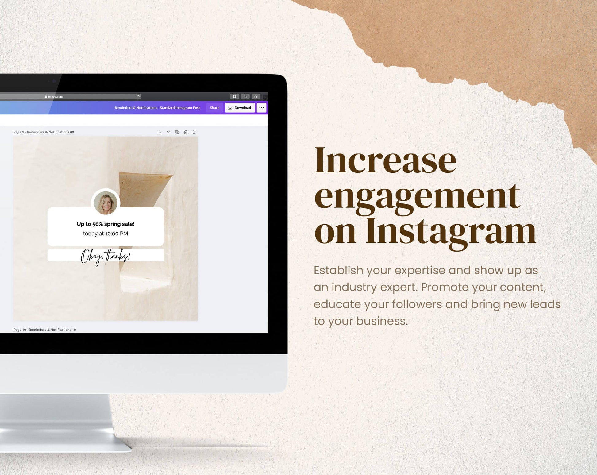 Instagram Engagement Templates - PLR Bundle