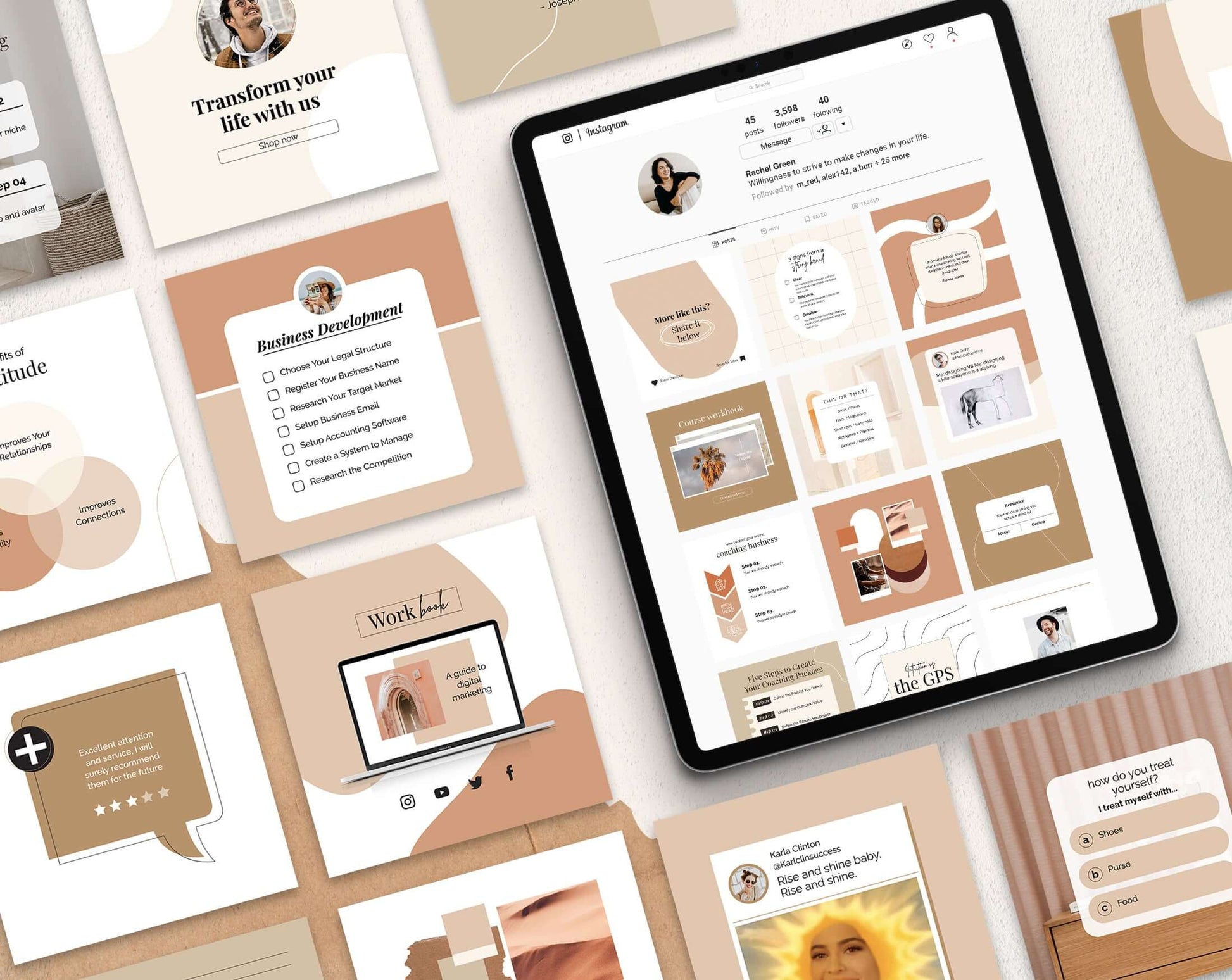 Instagram Engagement Templates - PLR Bundle