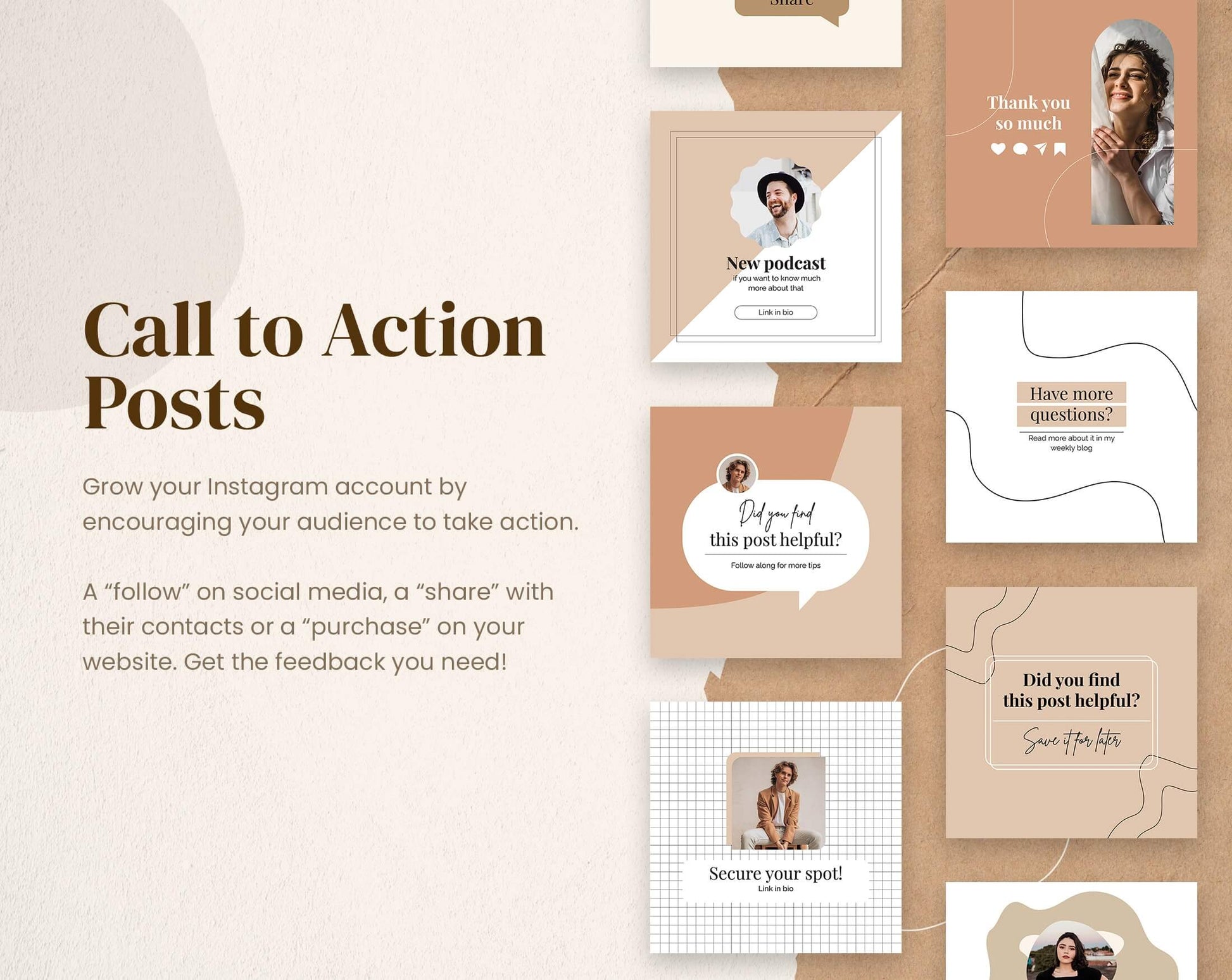Instagram Engagement Templates - PLR Bundle