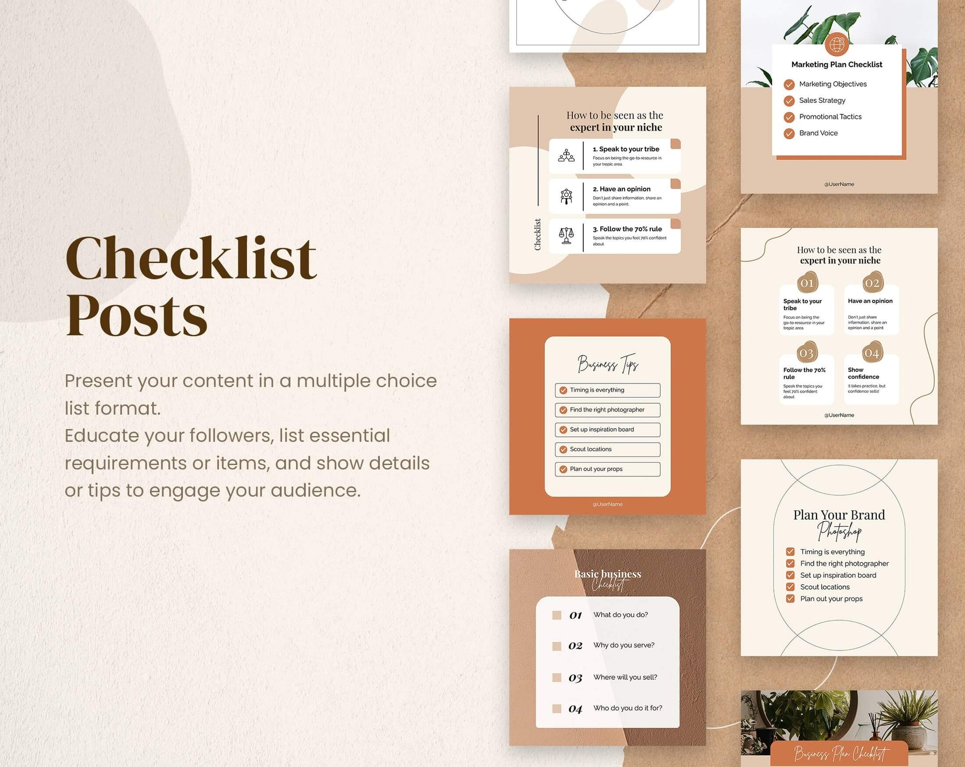 Instagram Engagement Templates - PLR Bundle