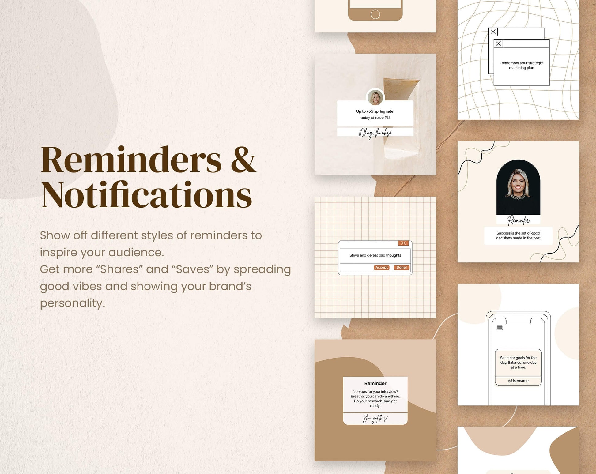 Instagram Engagement Templates - PLR Bundle