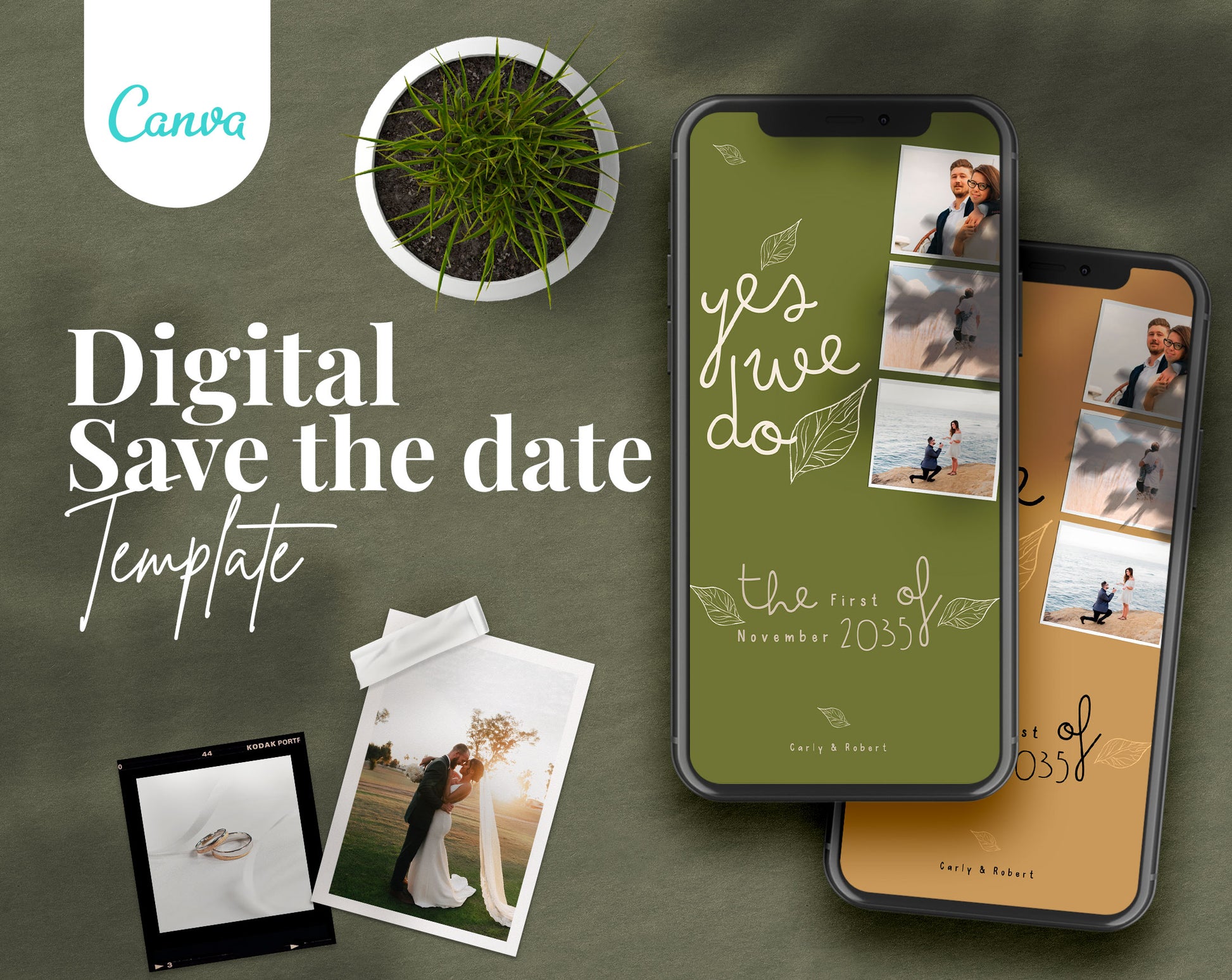 Save The Date and Wedding Program Templates - PLR Bundle