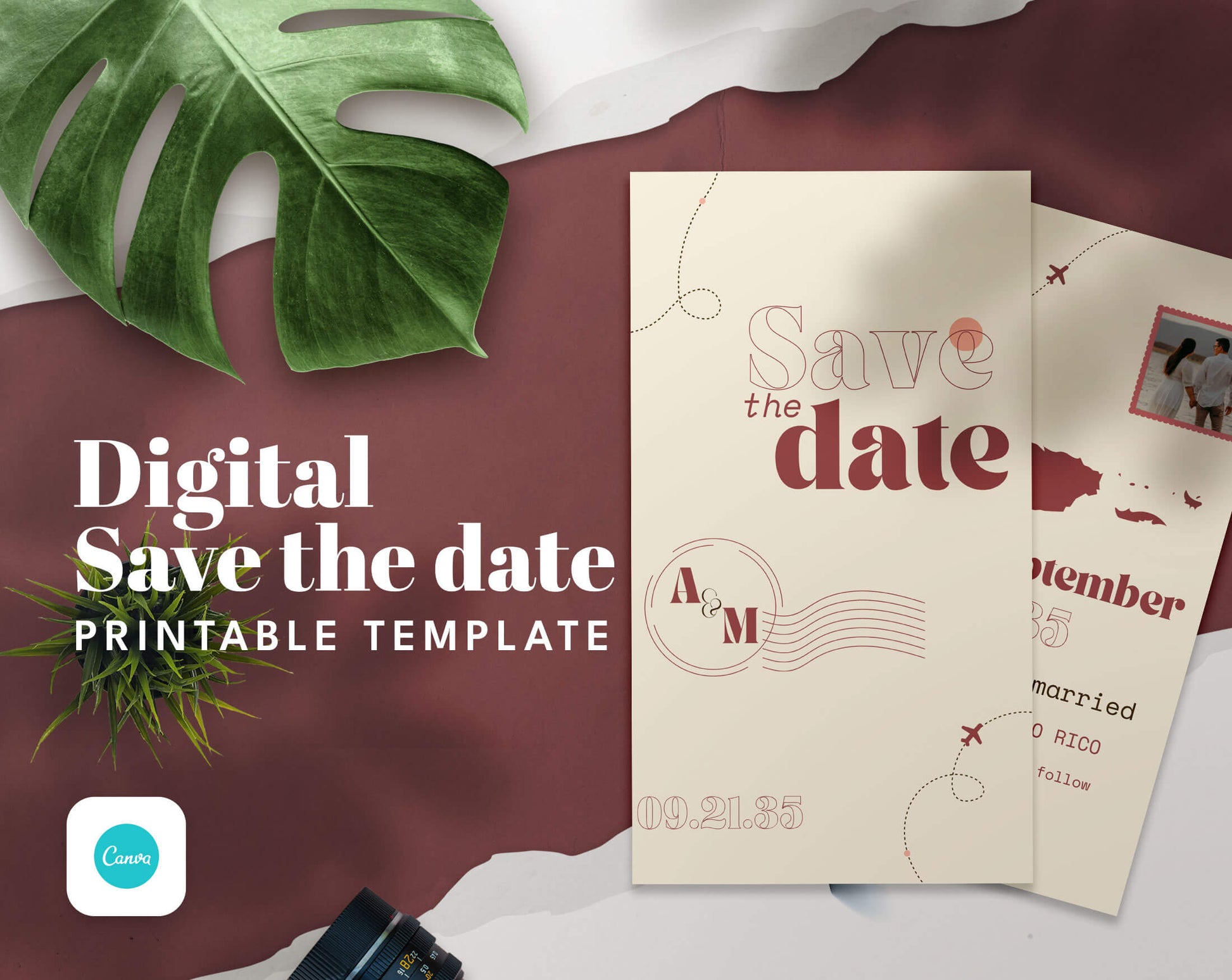 Save The Date and Wedding Program Templates - PLR Bundle