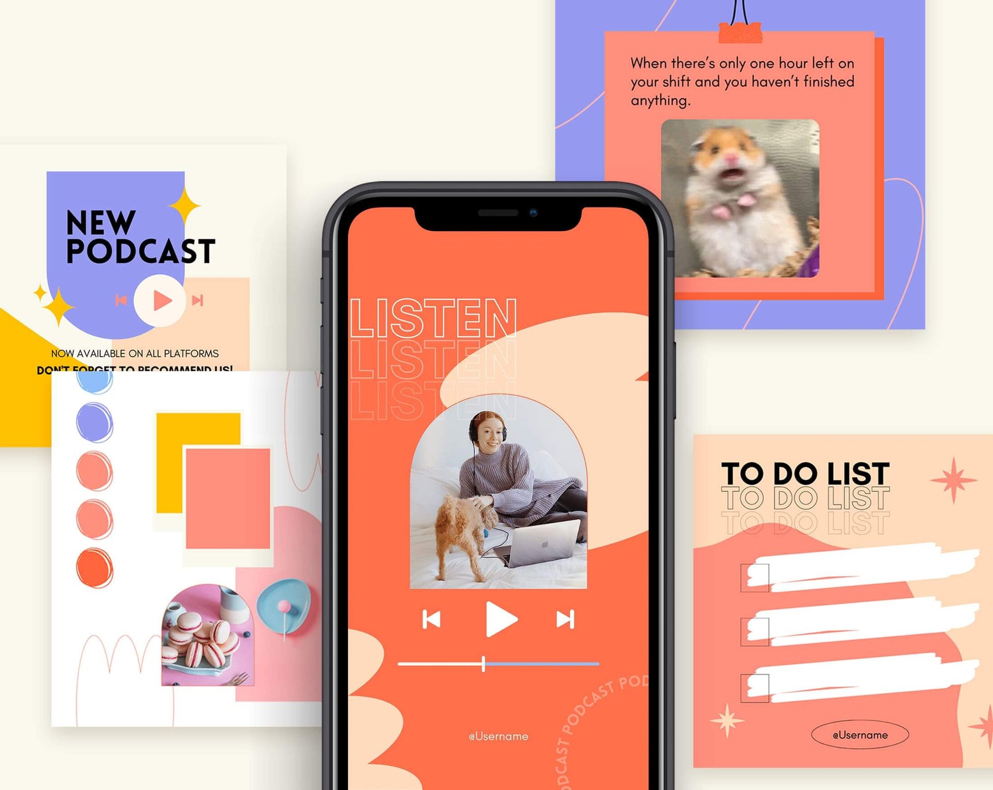 Glam Social Media - PLR Bundle