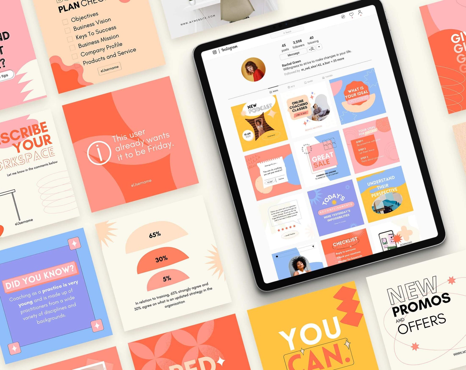 Glam Social Media - PLR Bundle