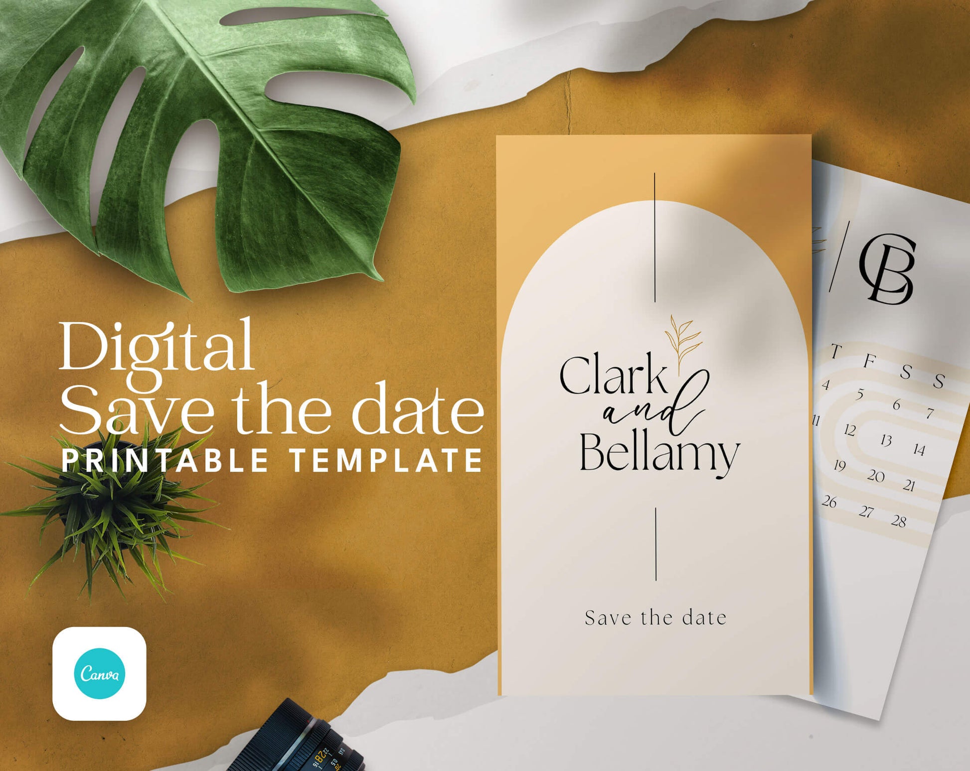 Save The Date and Wedding Program Templates - PLR Bundle