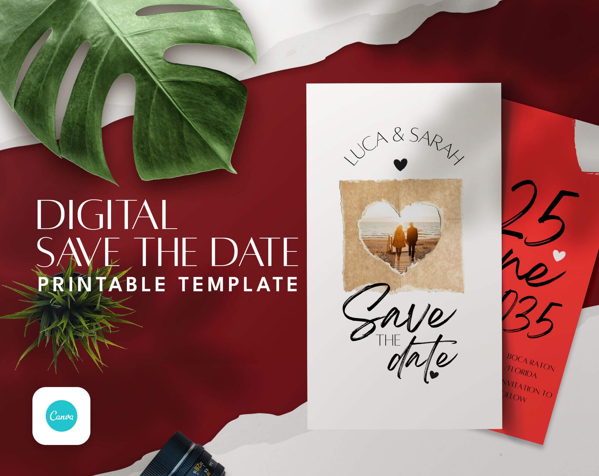 Save The Date and Wedding Program Templates - PLR Bundle