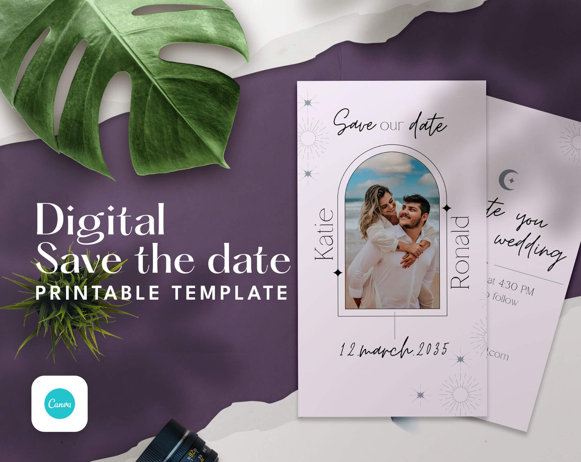 Save The Date and Wedding Program Templates - PLR Bundle