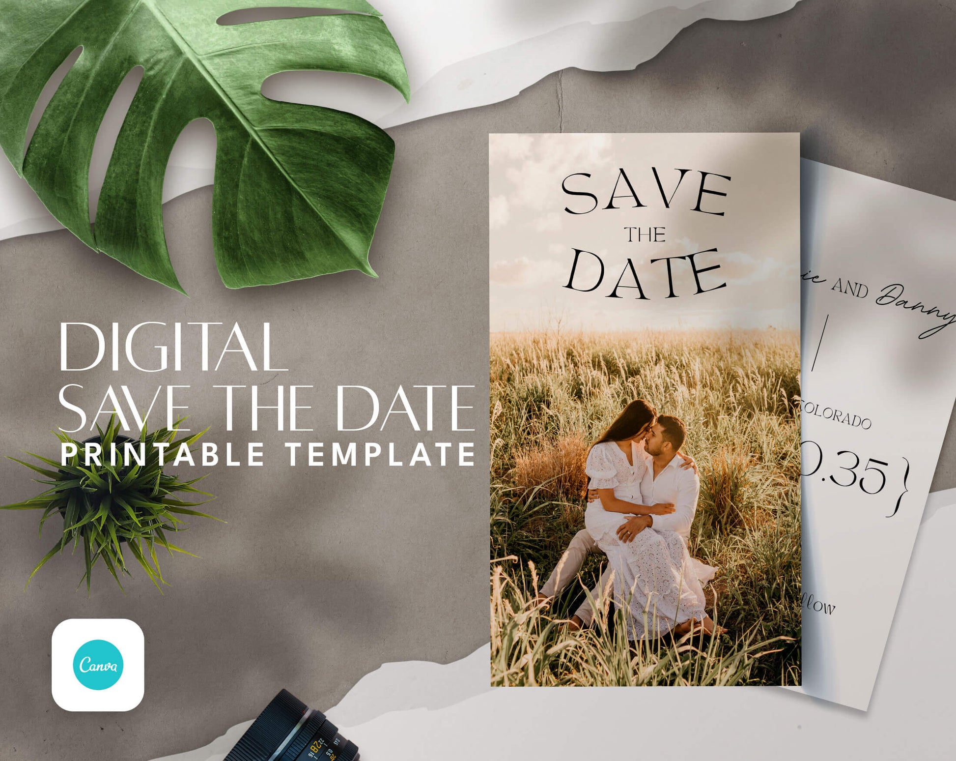 Save The Date and Wedding Program Templates - PLR Bundle