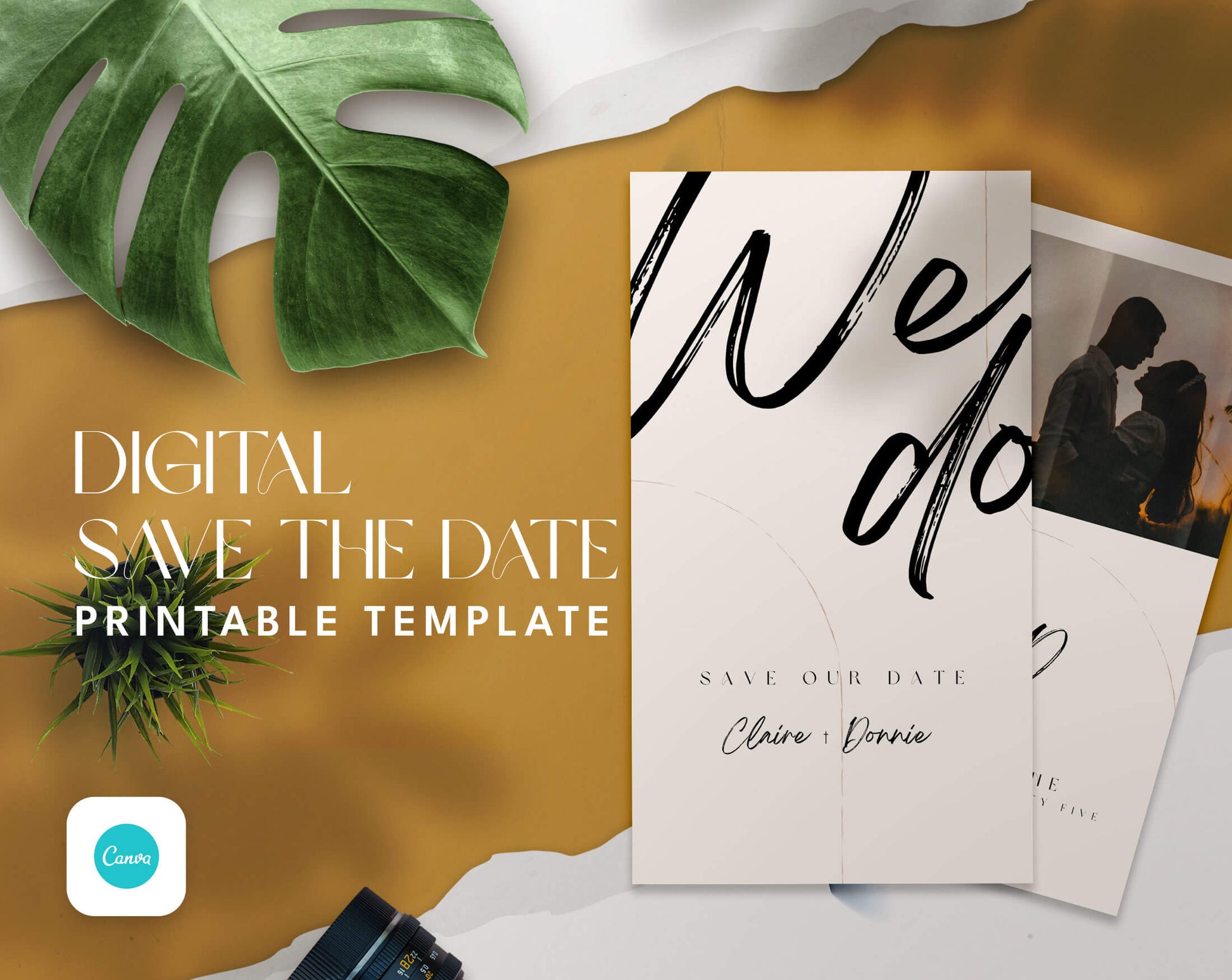 Save The Date and Wedding Program Templates - PLR Bundle