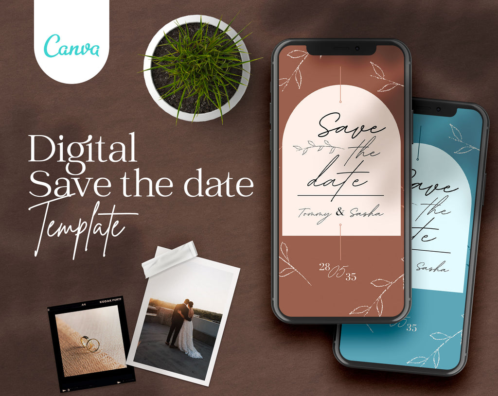 Save The Date and Wedding Program Templates - PLR Bundle