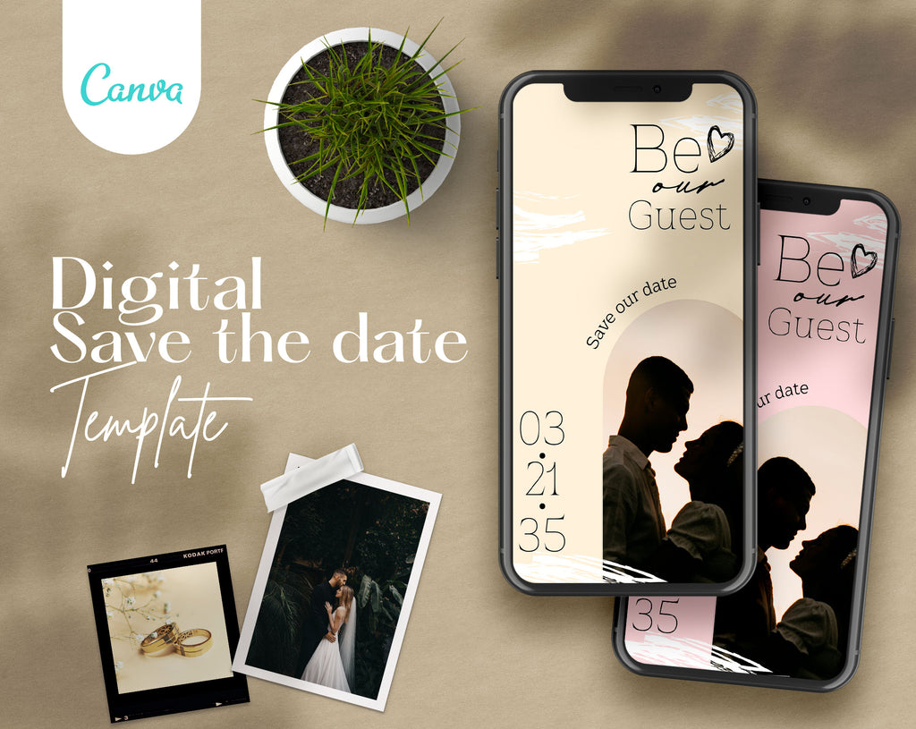 Save The Date and Wedding Program Templates - PLR Bundle