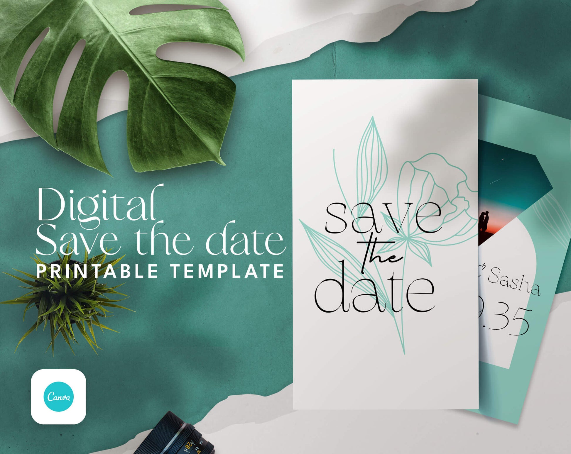 Save The Date and Wedding Program Templates - PLR Bundle