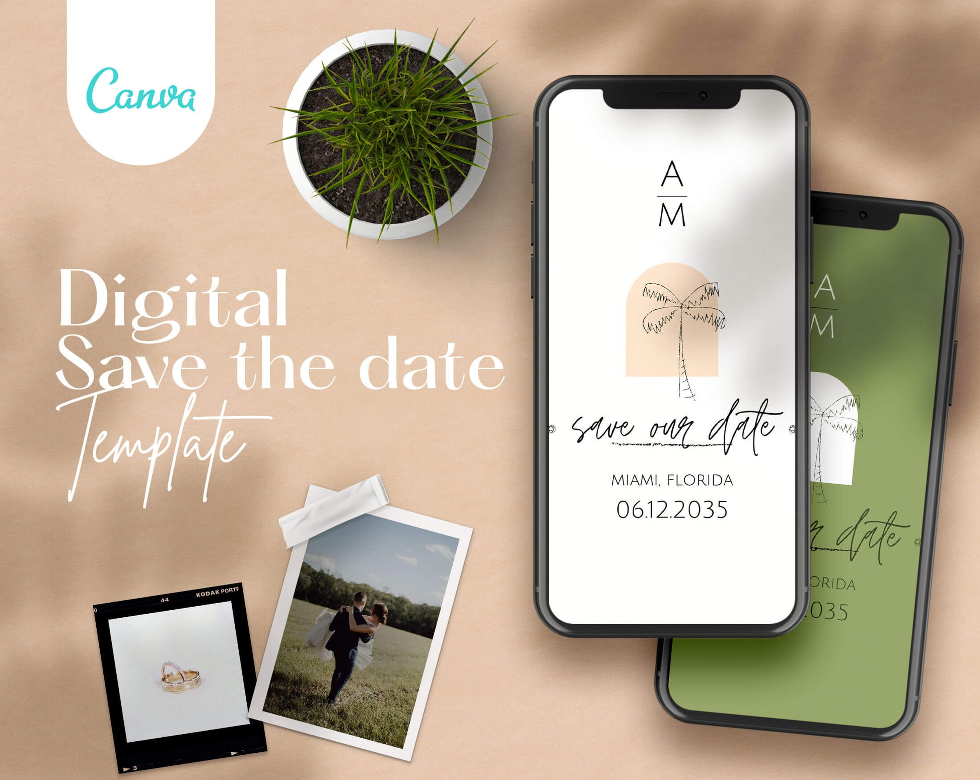 Save The Date and Wedding Program Templates - PLR Bundle