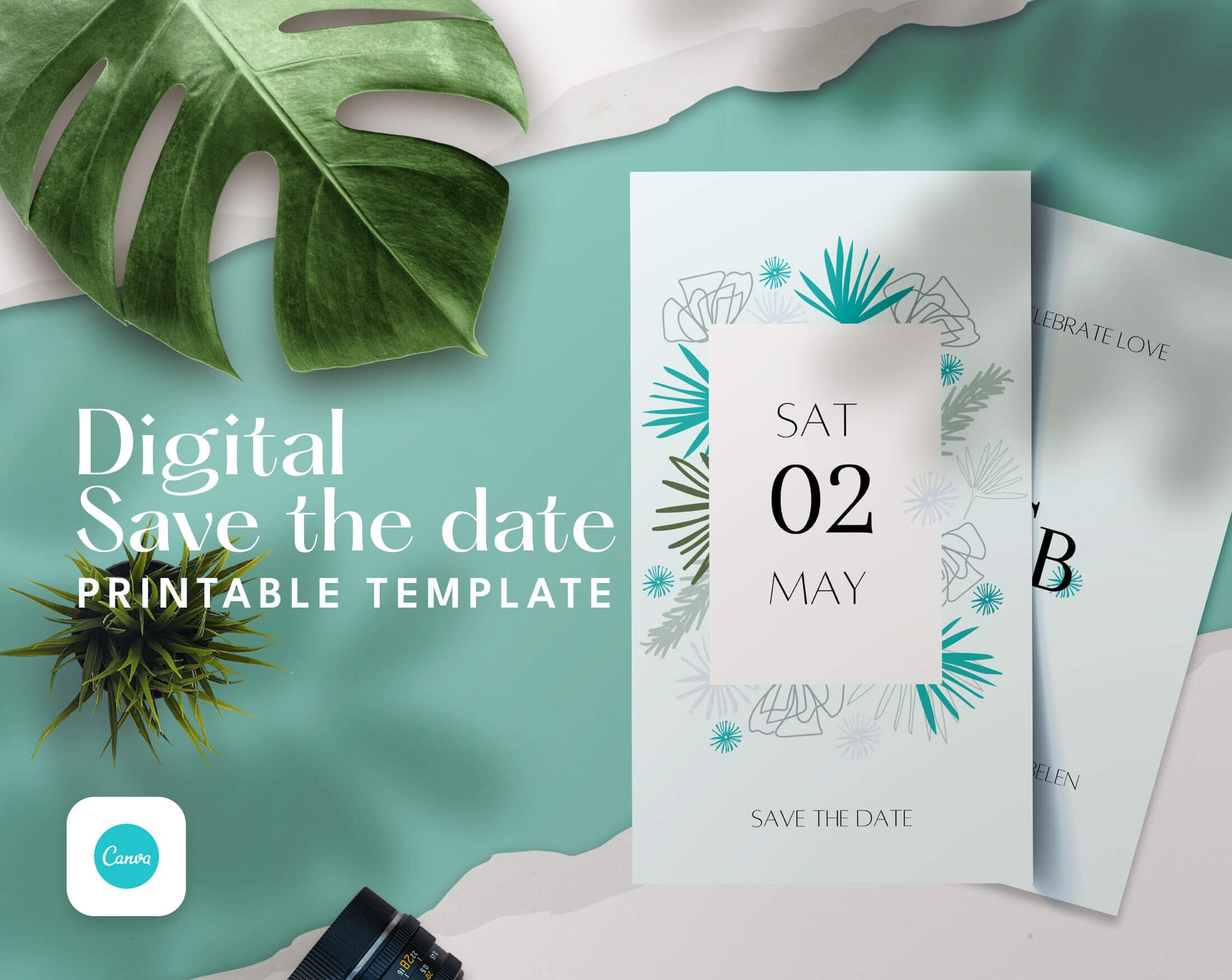 Save The Date and Wedding Program Templates - PLR Bundle
