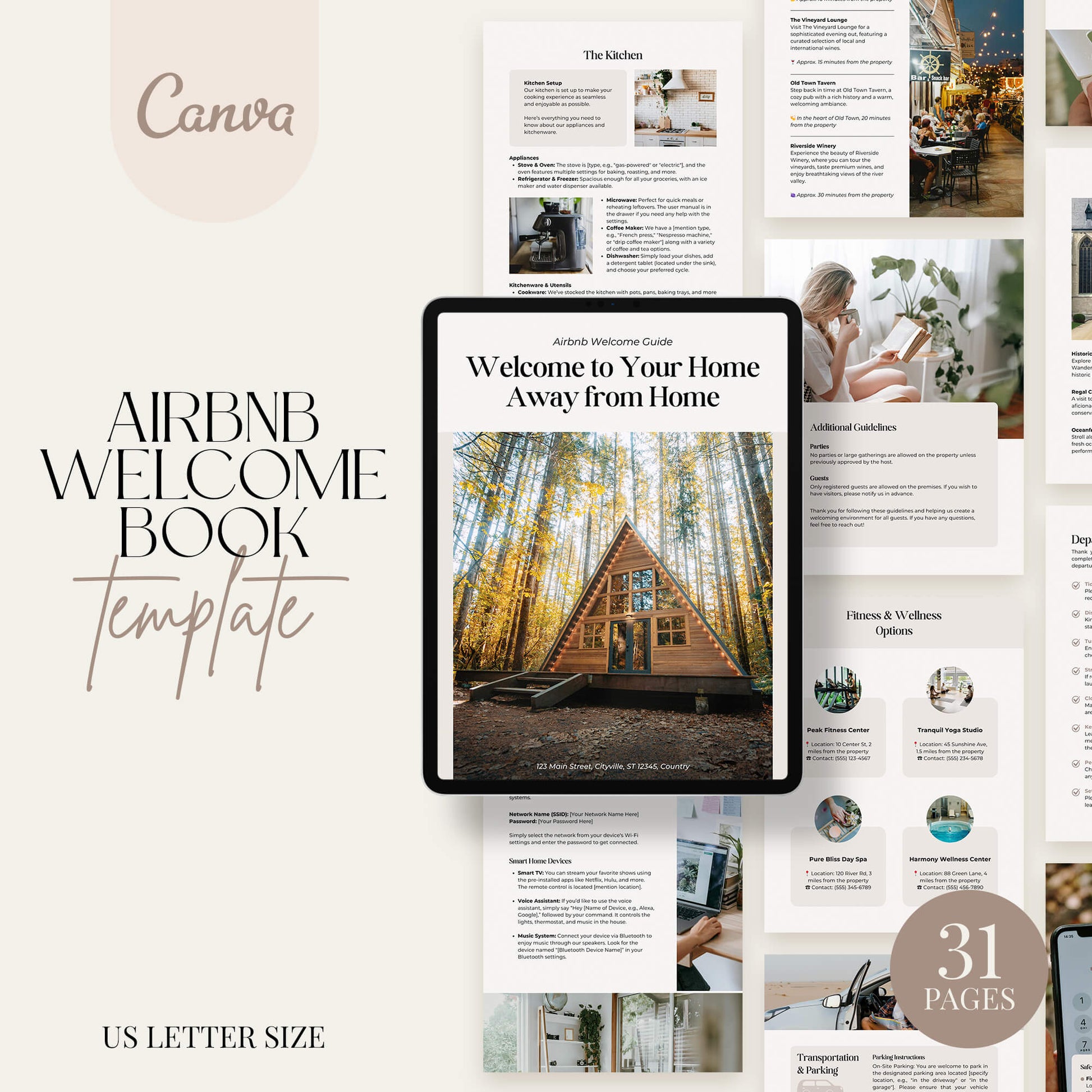 Airbnb Welcome Book Templates - PLR Bundle