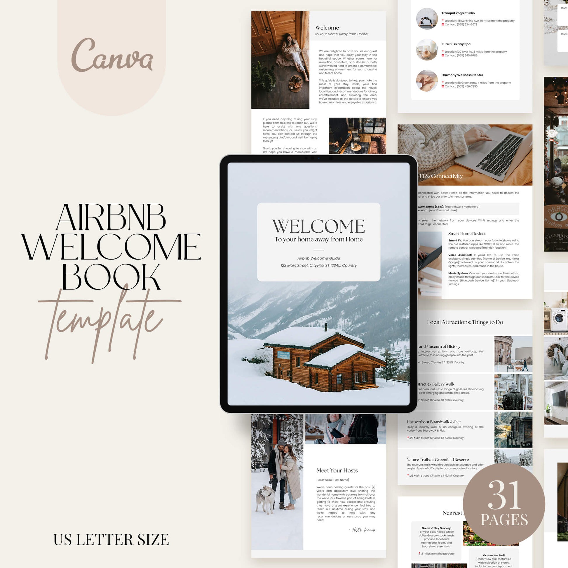 Airbnb Welcome Book Templates - PLR Bundle