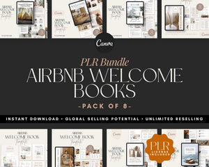 Airbnb Welcome Book Templates - PLR Bundle