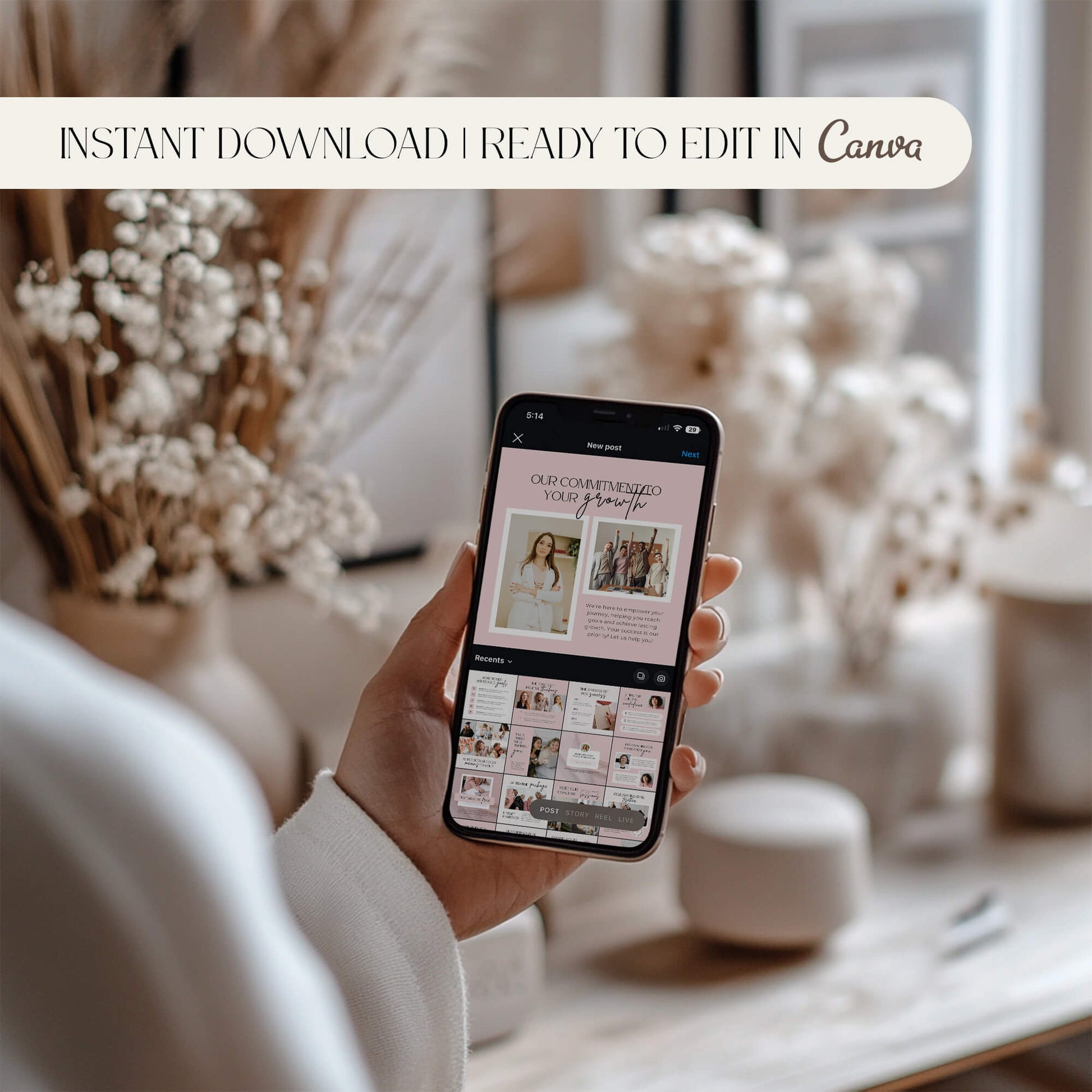 Instagram Posts for Service Businesses - PLR Bundle