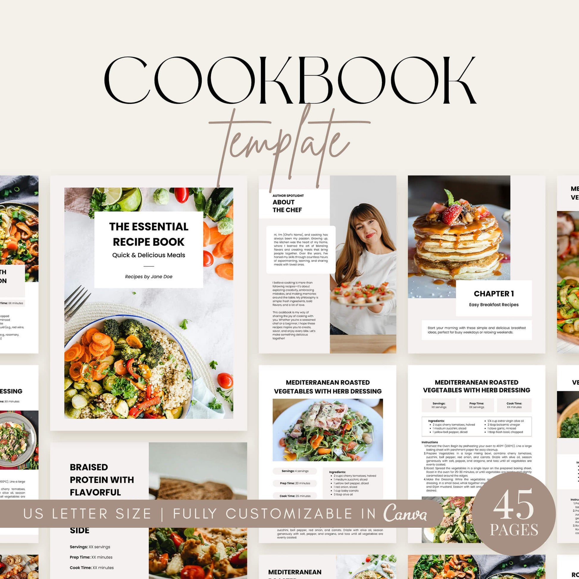 Cookbook Templates - PLR Bundle