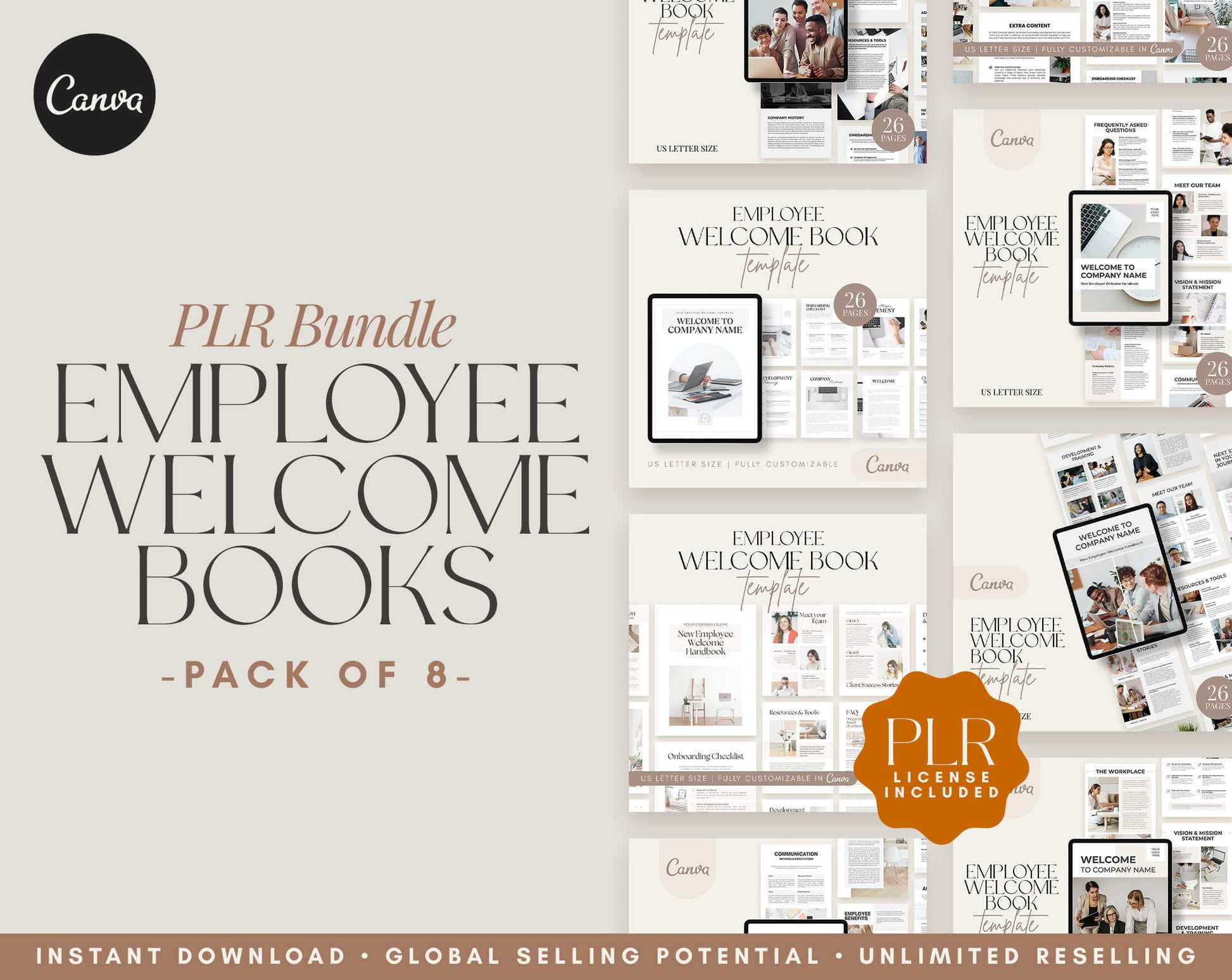 Employee Welcome Books - PLR Bundle