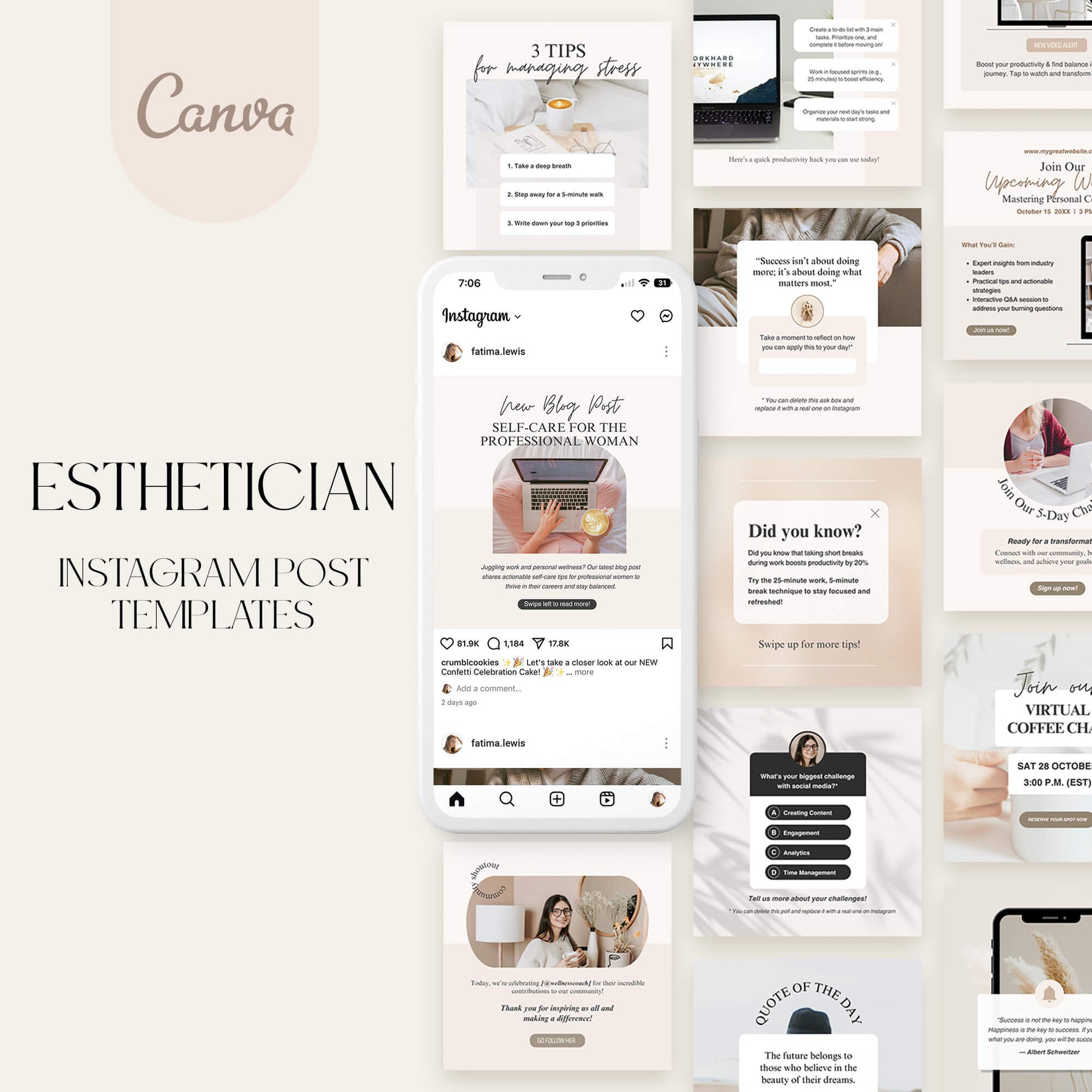 Instagram Posts for Service Businesses - PLR Bundle