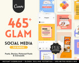 Glam Social Media - PLR Bundle