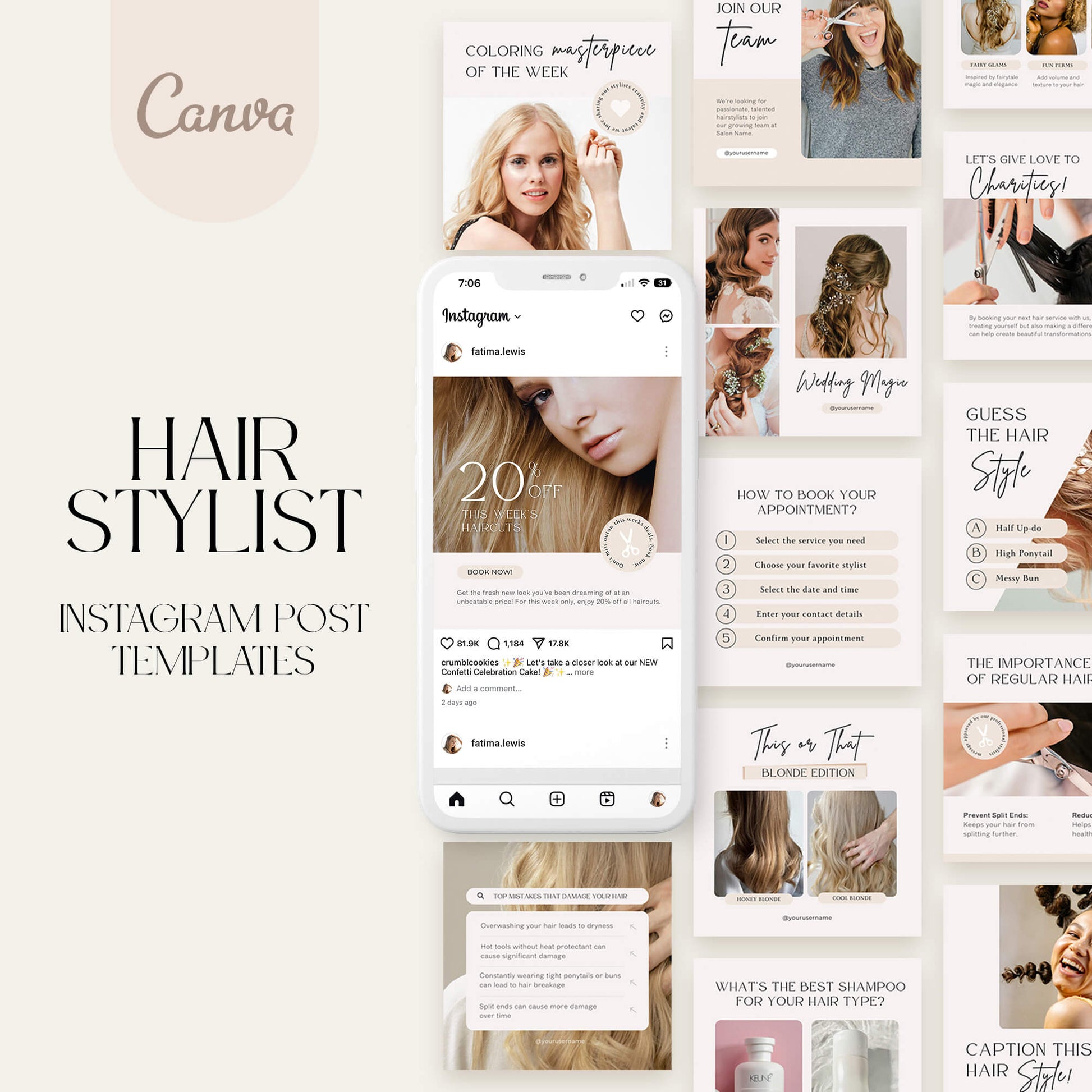 Instagram Posts for Service Businesses - PLR Bundle