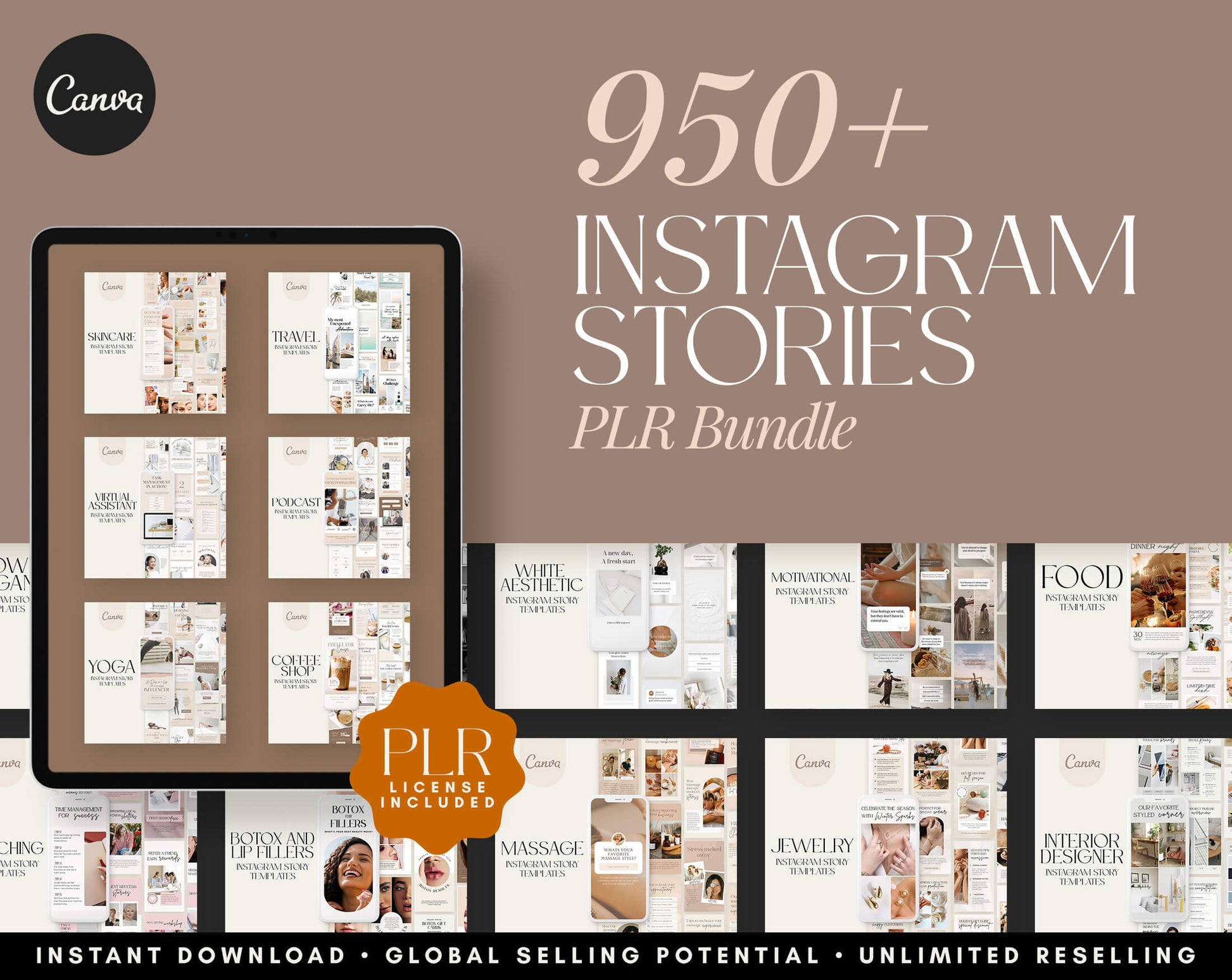Instagram Stories for Service Businesses - PLR Bundle