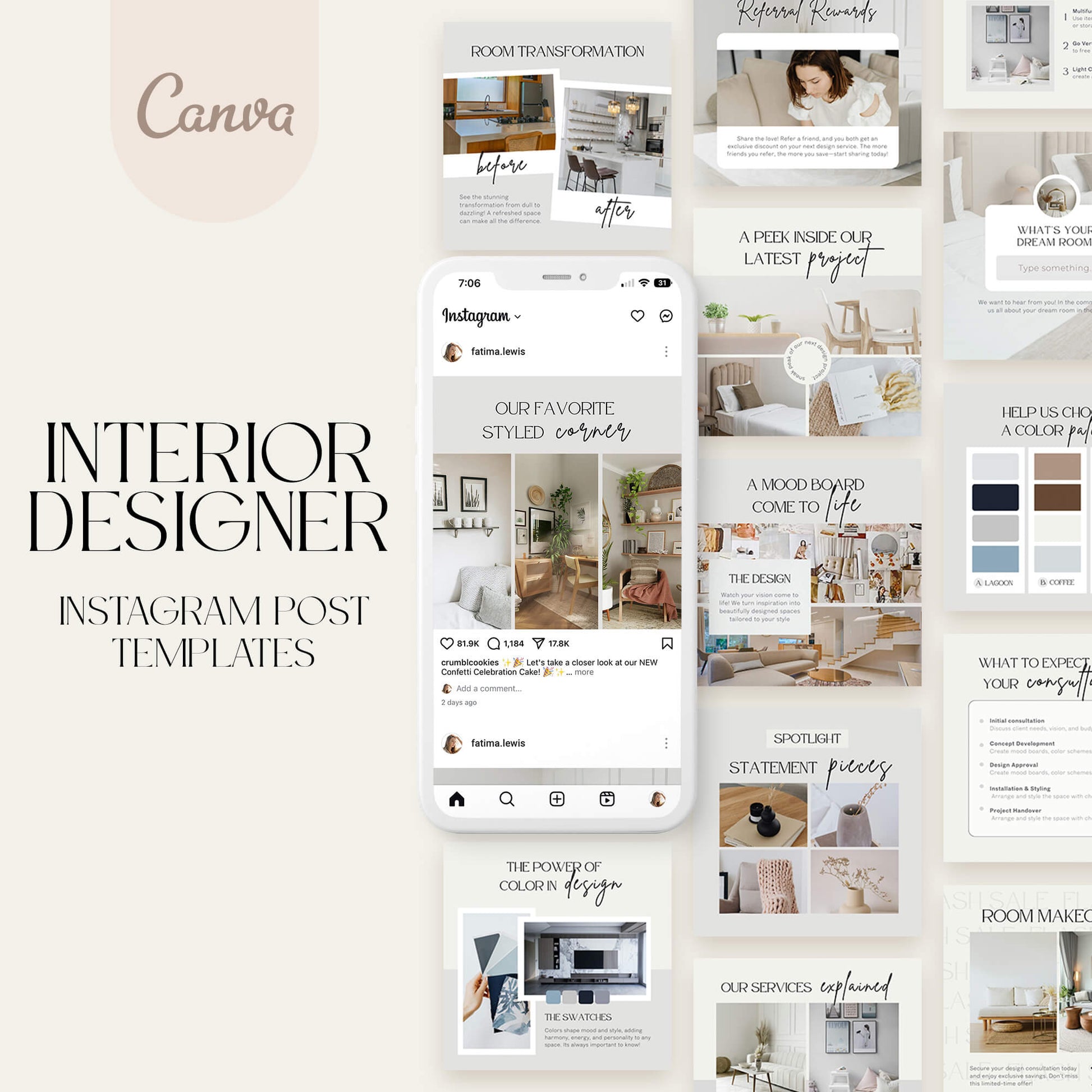 Instagram Posts for Service Businesses - PLR Bundle