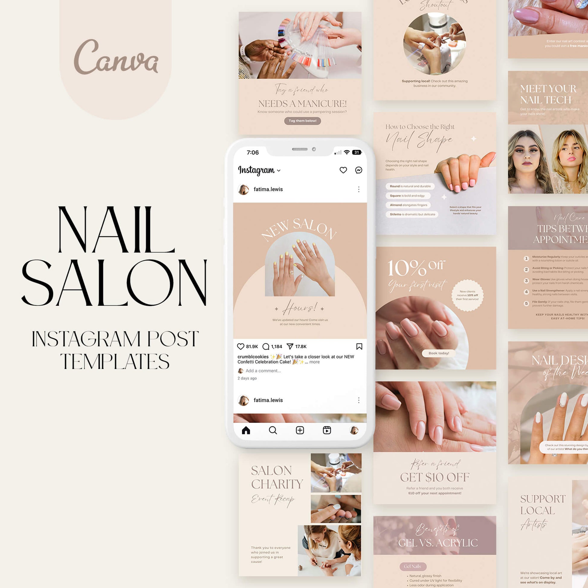 Instagram Posts for Service Businesses - PLR Bundle