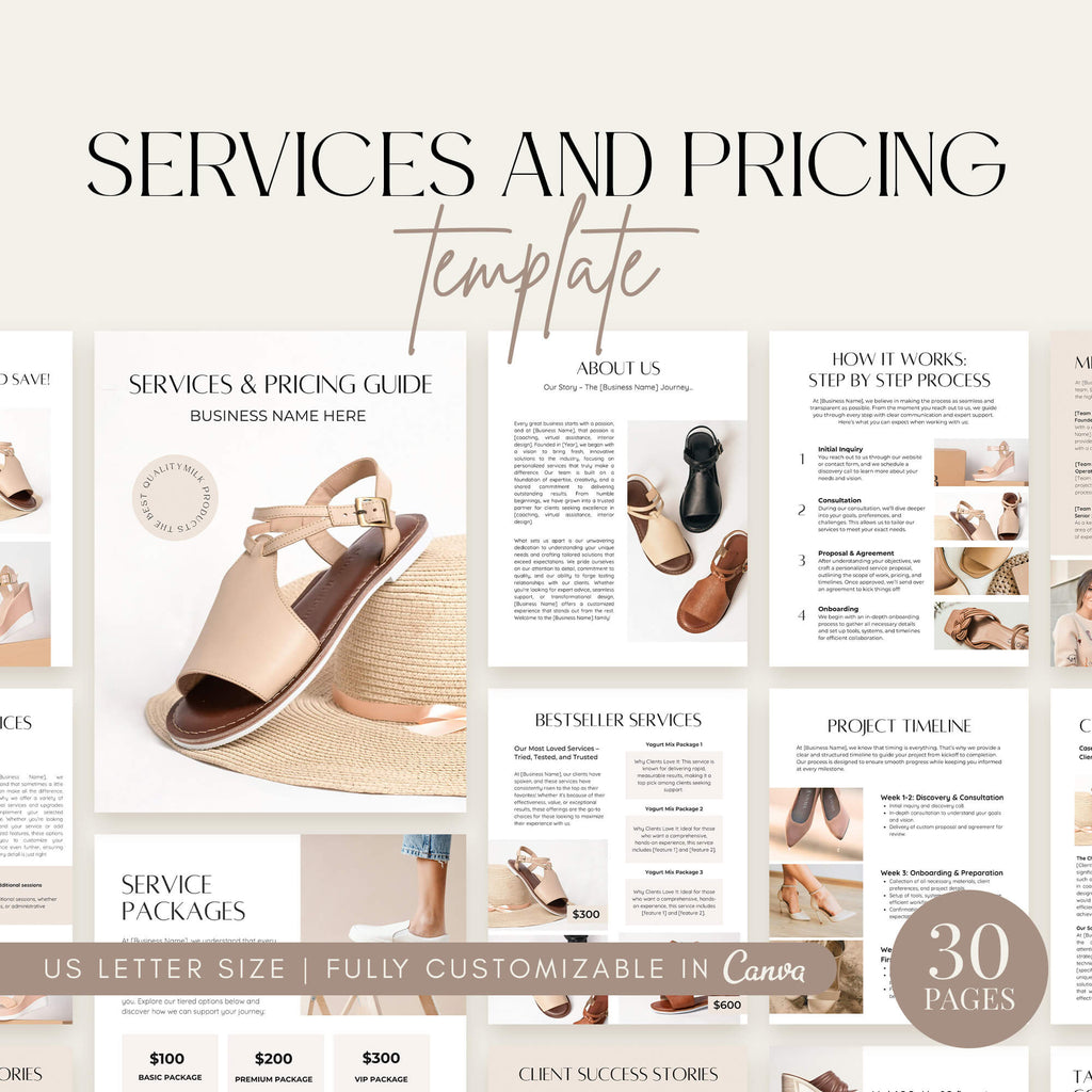 Services and Pricing - PLR Bundle