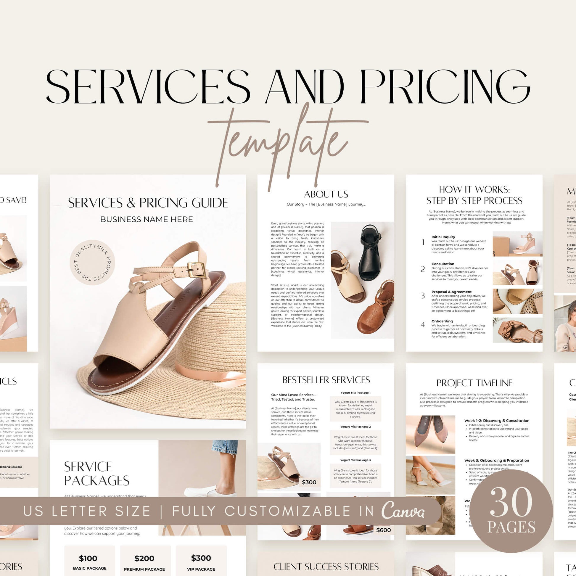 Services and Pricing - PLR Bundle