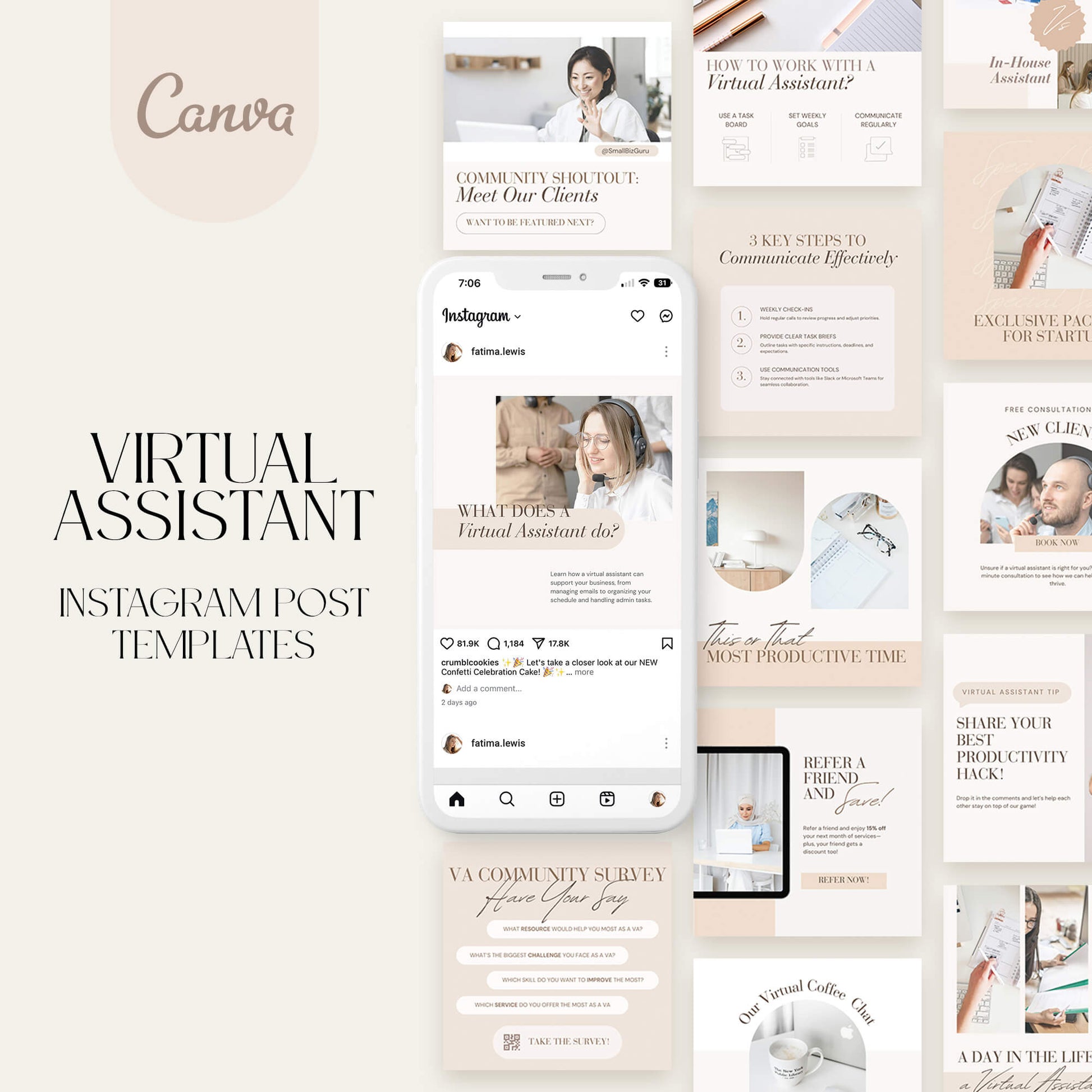 Instagram Posts for Service Businesses - PLR Bundle