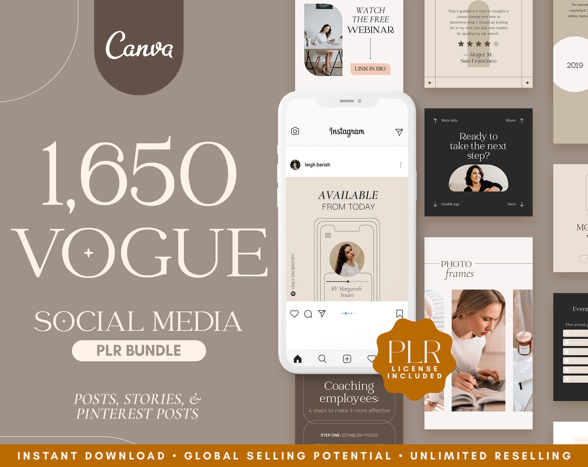 Vogue Social Media - PLR Bundle