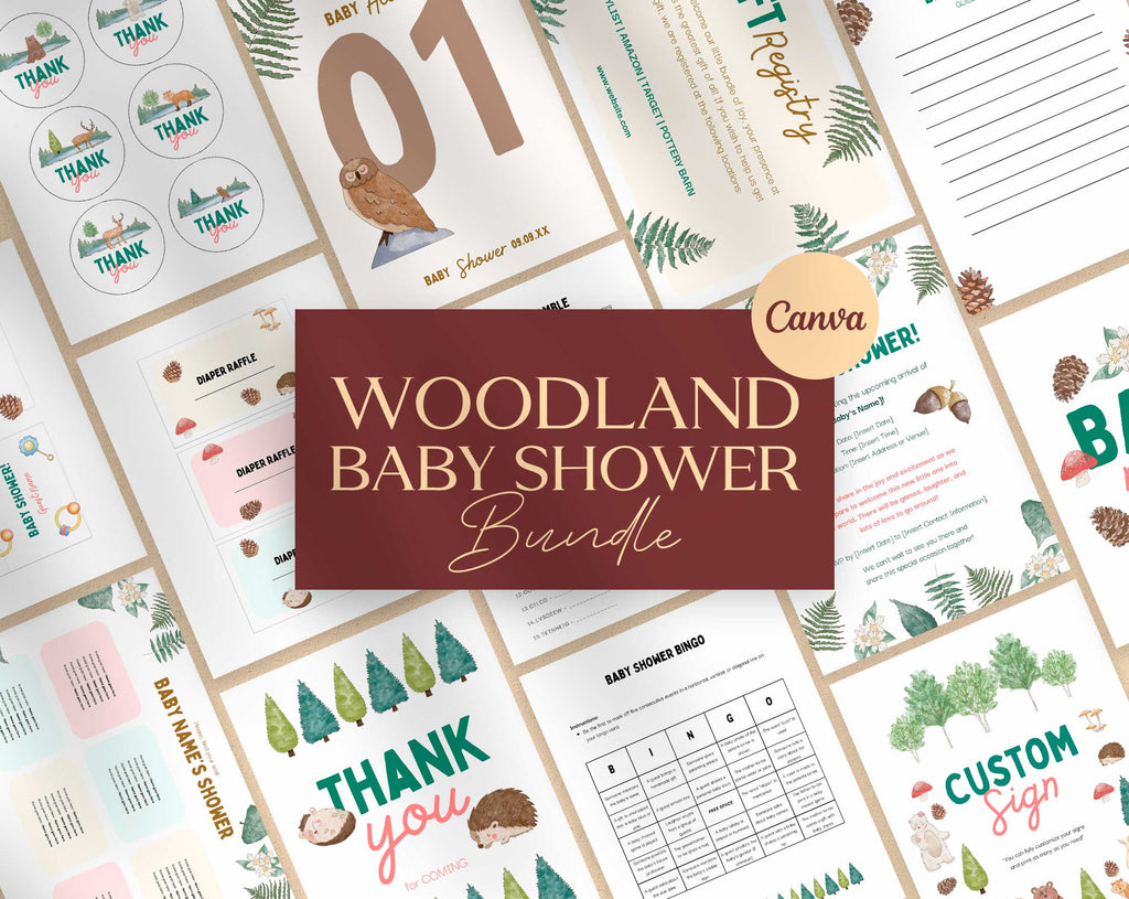 Baby Shower Templates - PLR Bundle
